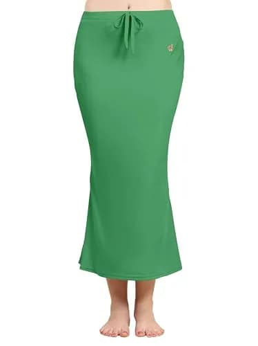 TRENDMALLS Fishcut Saree Shapewear Petticoat for Women, 3X-Large, Green | Slim Fit thumbnail 1