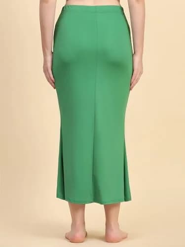 TRENDMALLS Fishcut Saree Shapewear Petticoat for Women, 3X-Large, Green | Slim Fit thumbnail 2