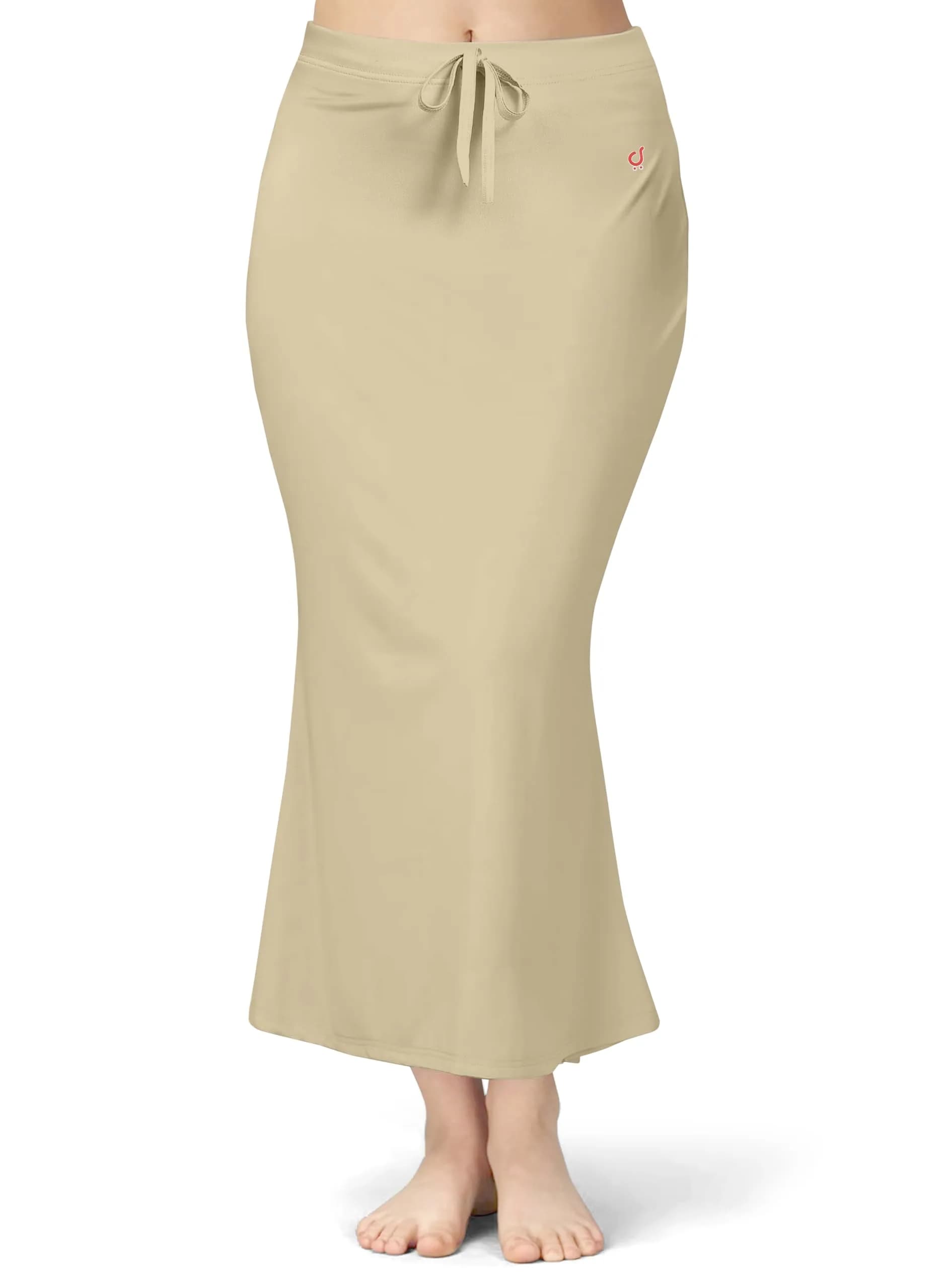 TRENDMALLS Fishcut Saree Shapewear Petticoat for Women, 3X-Large, Green | Slim Fit — Beige / XX-Large