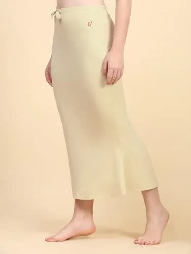 TRENDMALLS Saree Shapewear Petticoat for Women XX-Large Beige | Fishcut Mermaid Silhouette for Easy Movement thumbnail 6