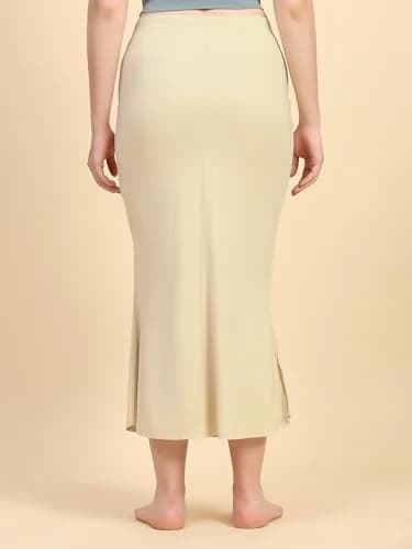 TRENDMALLS Saree Shapewear Petticoat for Women XX-Large Beige | Fishcut Mermaid Silhouette for Easy Movement thumbnail 5