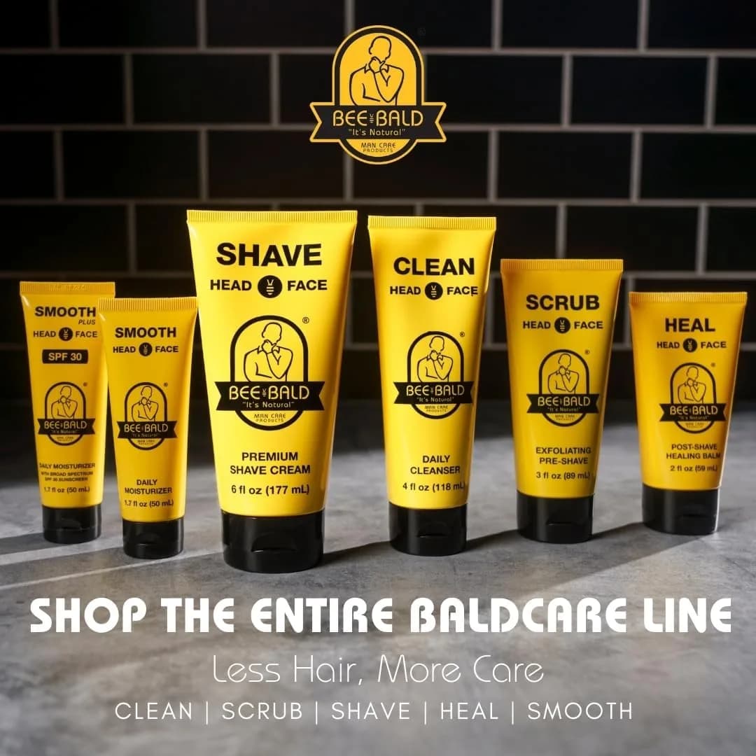 Bee Bald HEAL Aftershave Balm for Men 118ml (4 Fl Oz) | Soothes Razor Burn & Bumps - view 7