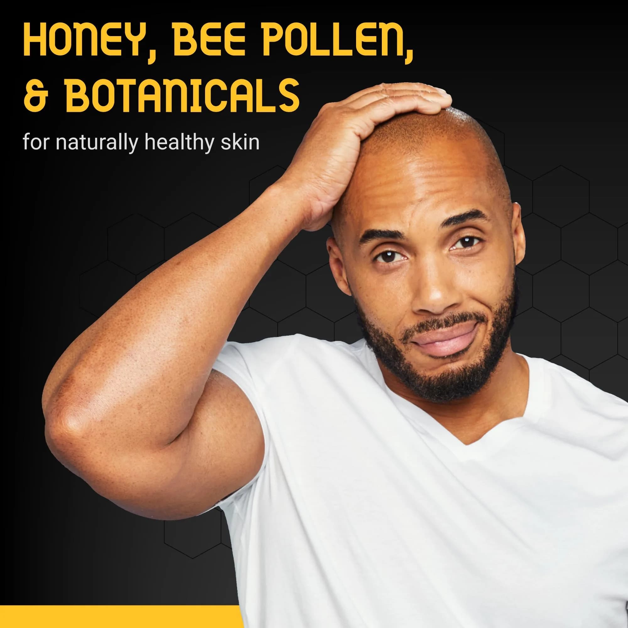 Bee Bald HEAL Aftershave Balm for Men 118ml (4 Fl Oz) | Soothes Razor Burn & Bumps - view 4