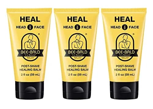 Bee Bald HEAL Aftershave Balm for Men | 177ml (6 fl oz) Pack of 3 thumbnail 1
