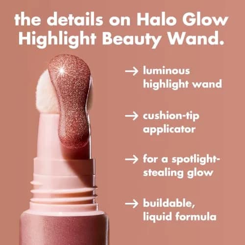 e.l.f. Halo Glow Highlight Beauty Wand, Champagne Campaign | Liquid Highlighter with Squalane, Buildable & Vegan (70-120 chars) thumbnail 4