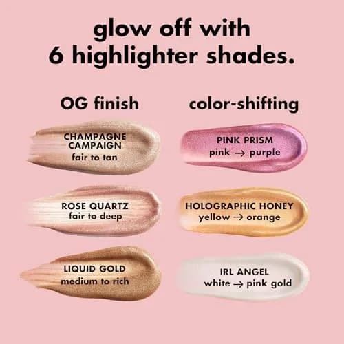 e.l.f. Halo Glow Highlight Beauty Wand, Champagne Campaign | Liquid Highlighter with Squalane, Buildable & Vegan (70-120 chars) thumbnail 6