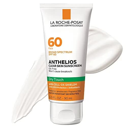 La Roche-Posay Anthelios Clear Skin Oil Free Face Sunscreen SPF 60 88ml (3 Fl Oz) | Broad Spectrum UVA/UVB Protection thumbnail 1