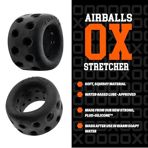 Oxballs AIRBALLS Air-Lite Ballstretcher 51mm (2in) | Unique Design for Comfort thumbnail 4