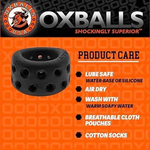 Oxballs AIRBALLS Air-Lite Ballstretcher 51mm (2in) | Unique Design for Comfort thumbnail 6