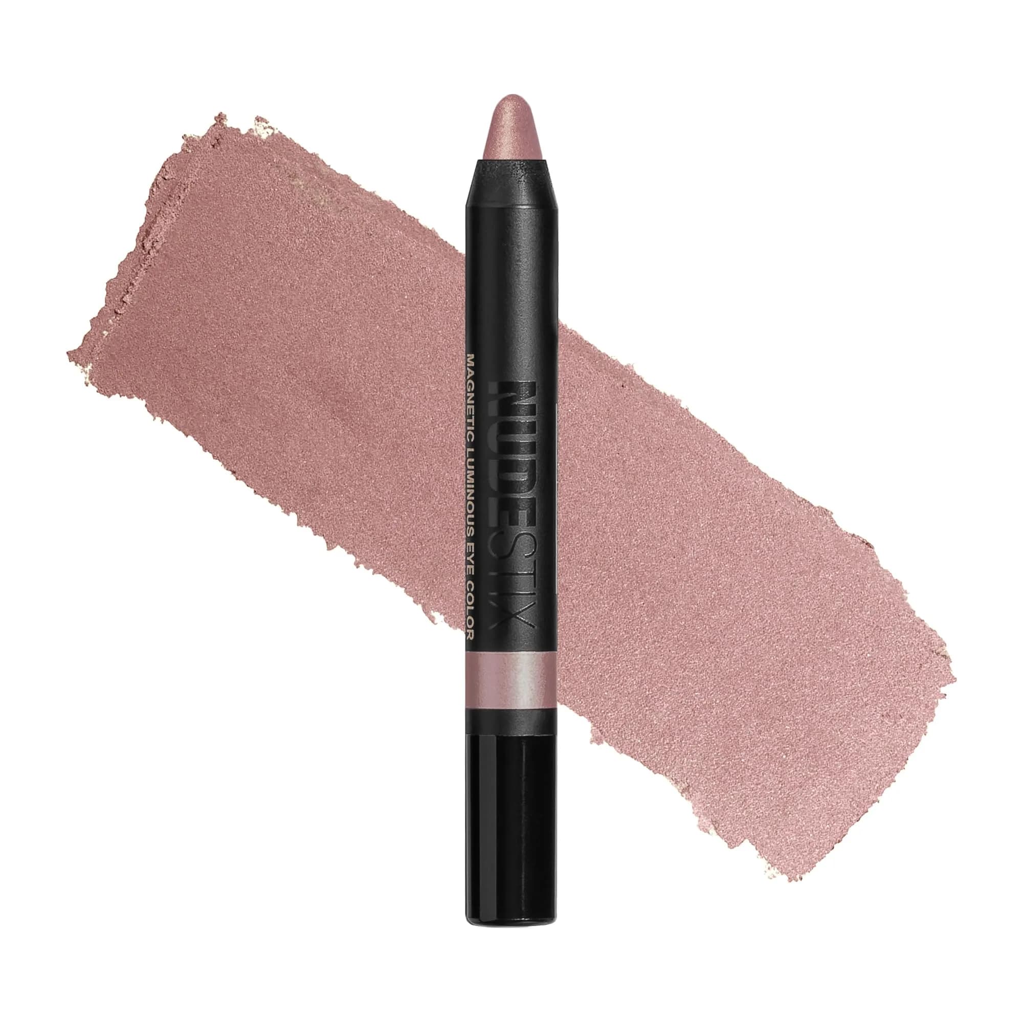 Nudestix Magnetic Luminous Eye Color – 4-in-1 Cream Eyeshadow Stick, Pink Seychelles | Long-Wear, Waterproof Satin Finish