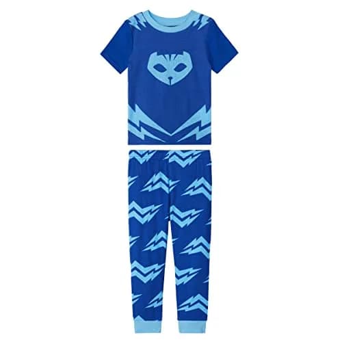PJ Masks Toddler Boys' 4 Piece Cotton Pajama Set (2T, Catboy/Gekko) | Soft, Safe & Licensed thumbnail 2