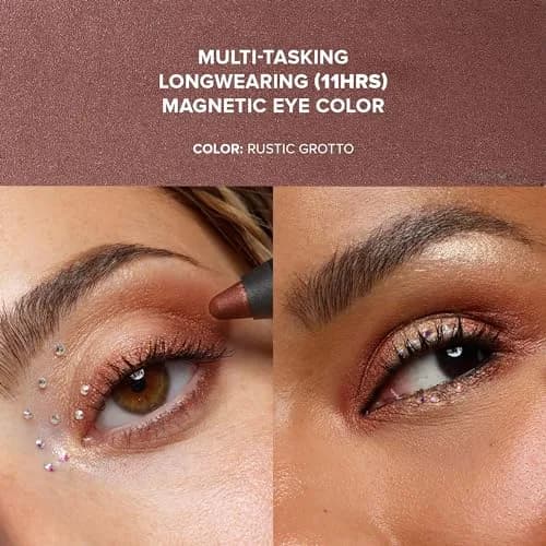 Nudestix Magnetic Luminous Eye Color 4-in-1 Cream Eyeshadow Stick | Long-Wear Waterproof Satin Finish | Vegan & Cruelty-Free Shade: Rustic Grotto thumbnail 4