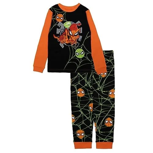 Marvel Boys' Spider-Man 2-Piece Snug-Fit Pajama Set, Size 10 | Cozy & Officially Licensed thumbnail 1