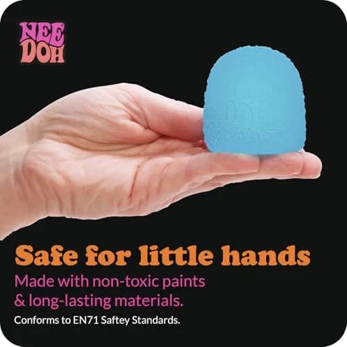 Schylling NeeDoh Gumdrop Sensory Toy 7 cm (2.5") | Non-Toxic, BPA-Free, ASTM-Tested for Kids 3+ thumbnail 6