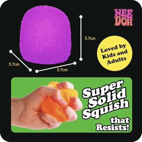 Schylling NeeDoh Gumdrop Sensory Toy 7 cm (2.5") | Non-Toxic, BPA-Free, ASTM-Tested for Kids 3+ thumbnail 8