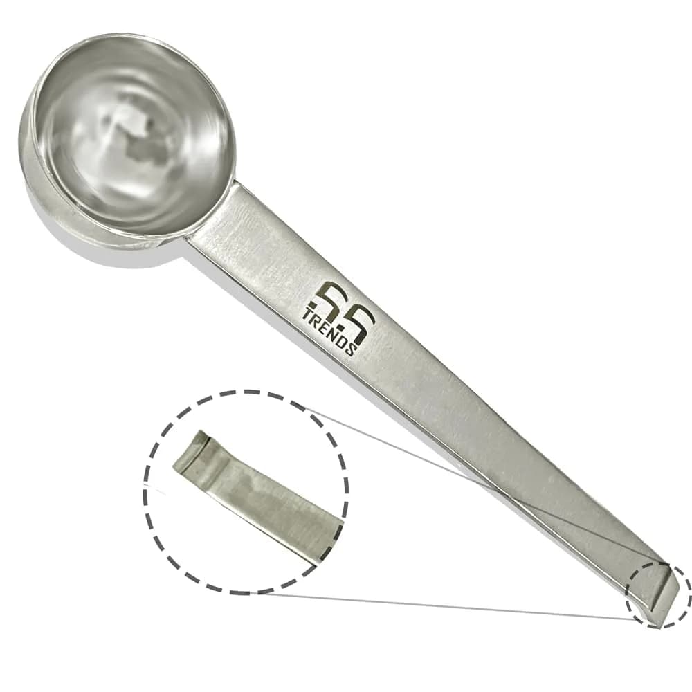 55 TRENDS Coffee Portafilter Basket Removal Tool Stainless Steel | Easy Filter Basket Removal (100 words) — Portafilter Basket Remover Tool With Scoop