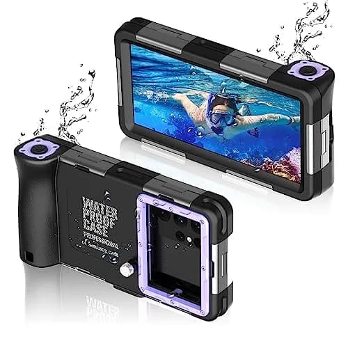 ASKCFENV Universal Diving Phone Case Waterproof IP68 with Lanyard for iPhone Samsung 4.7‑6.9 inch thumbnail 1