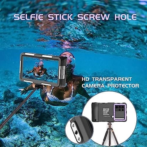 ASKCFENV Universal Diving Phone Case Waterproof IP68 with Lanyard for iPhone Samsung 4.7‑6.9 inch thumbnail 3