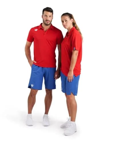 ARENA Unisex Team Solid Polo Shirt Short Sleeve Quick Dry Active Tee XX-Large | Athletic Fit, Recycled Polyester thumbnail 6