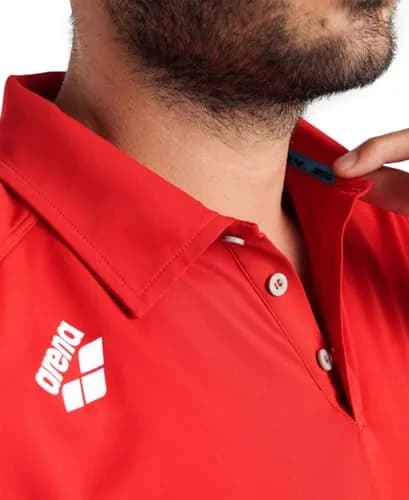 ARENA Unisex Team Solid Polo Shirt Short Sleeve Quick Dry Active Tee XX-Large | Athletic Fit, Recycled Polyester thumbnail 3