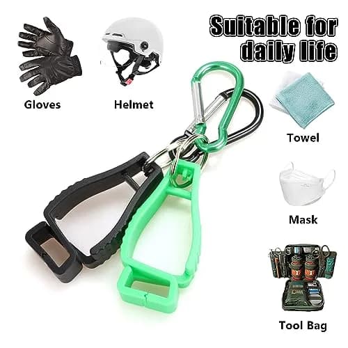 FVIEXE 20PCS Work Glove Clips with Metal Carabiner & Plastic Grip | 4 Colors thumbnail 6