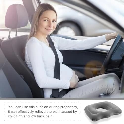 Leinuosen Inflatable Seat Cushion 18.1'' x 15.7'' x 4.7'' | Portable & Adjustable Comfort (70-120 chars) thumbnail 6