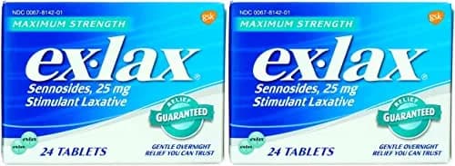 Ex-Lax Max Relief Pills 24s Pack of 2 | Maximum Strength Laxative for Adults thumbnail 1