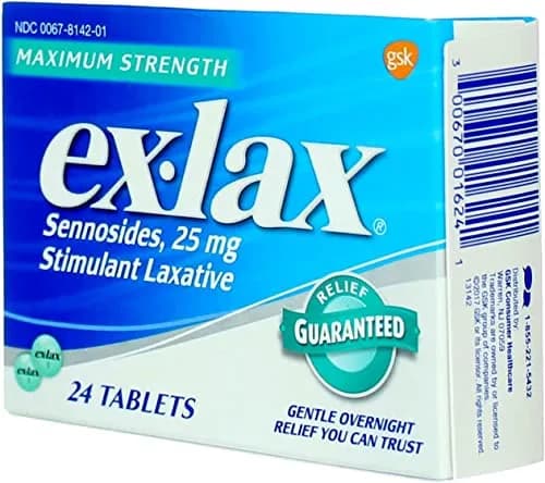 Ex-Lax Max Relief Pills 24s Pack of 2 | Maximum Strength Laxative for Adults thumbnail 6