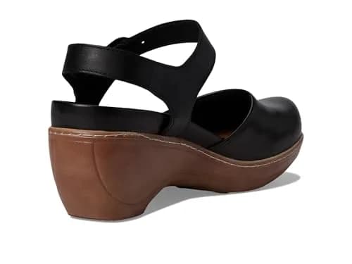 SoftWalk Mabelle Black 9 Wide | Elegant Platform Wedge with Leather Upper thumbnail 8