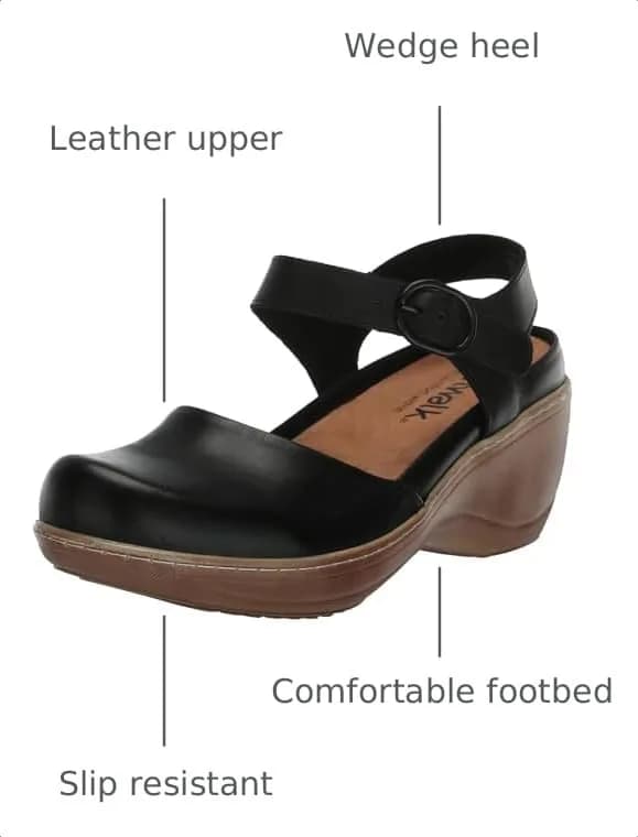 SoftWalk Mabelle Black 12 M (B) | Elegant Casual Wedge Shoes for Women thumbnail 4