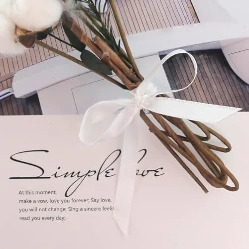 QingHan Double Faced White Satin Ribbon 3/8 Inch (9.5mm) 100 Yards Roll | Perfect for Crafts & Gift Wrapping thumbnail 6