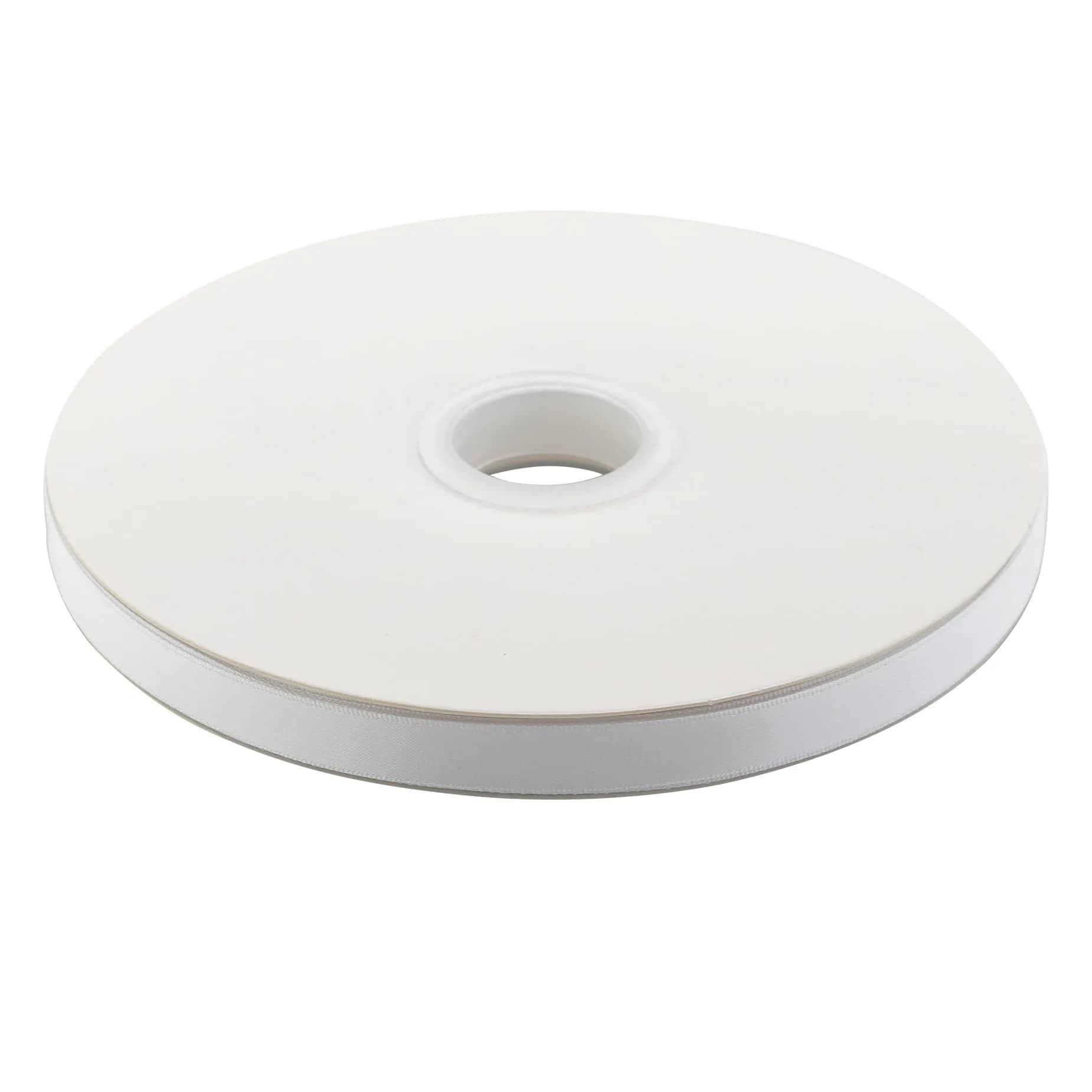 QingHan Double Faced White Satin Ribbon 3/8 Inch (9.5mm) 100 Yards Roll | Perfect for Crafts & Gift Wrapping - view 2