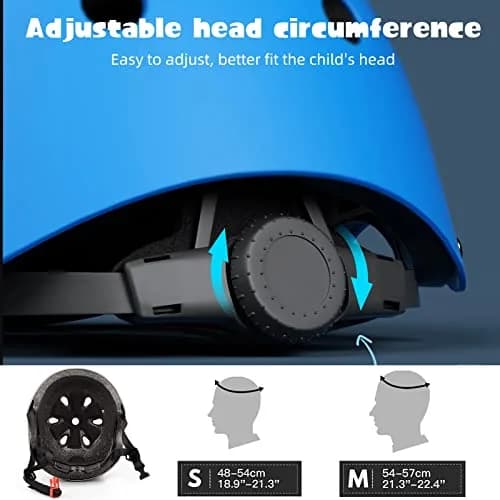 FOOKCIAN Kids Bike Helmet Set Adjustable for Children 3-8 Years | Impact-Resistant & Breathable thumbnail 2