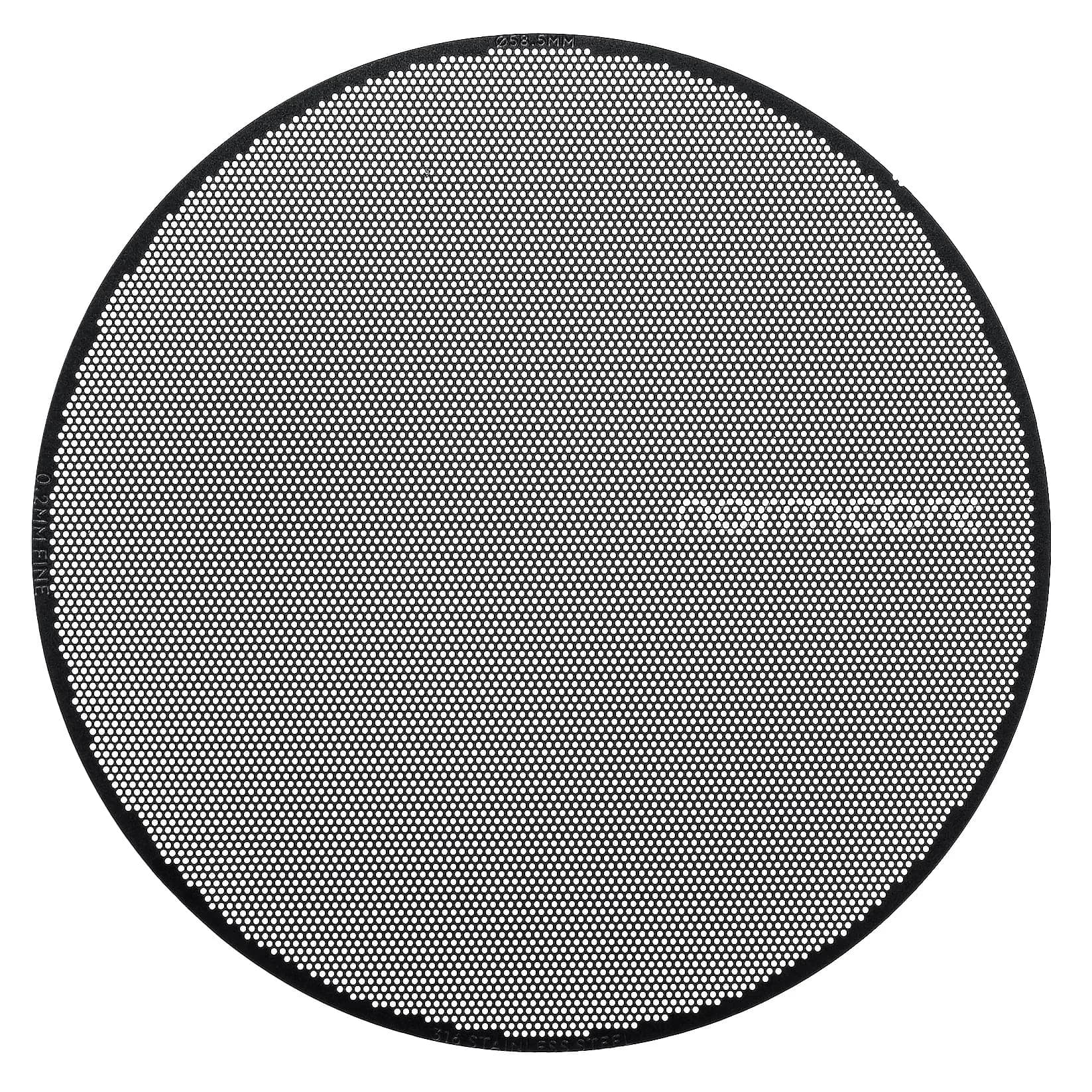 Normcore 58.5mm Ultra-Slim 0.2 mm Puck Screen | Stainless Steel Coffee Filter for 58mm Portafilter — Black