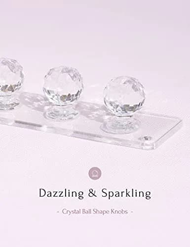 Heesch Necklace Hanger Wall Mount Jewelry Organizer 6.7 x 1.4 Inch Clear 4 Pack | Acrylic Necklace Holder for Women thumbnail 7