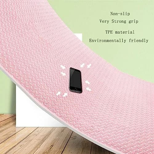 QMKGEC Yoga Mat 8mm Thick Non-Slip | Eco-Friendly TPE Workout Mat for Yoga & Pilates thumbnail 4