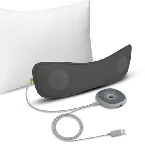 Avantree Slumber Bluetooth Pillow Speaker with White Noise & Micro SD Card, Dark Gray | Private Sleep Audio for Relaxation thumbnail 1