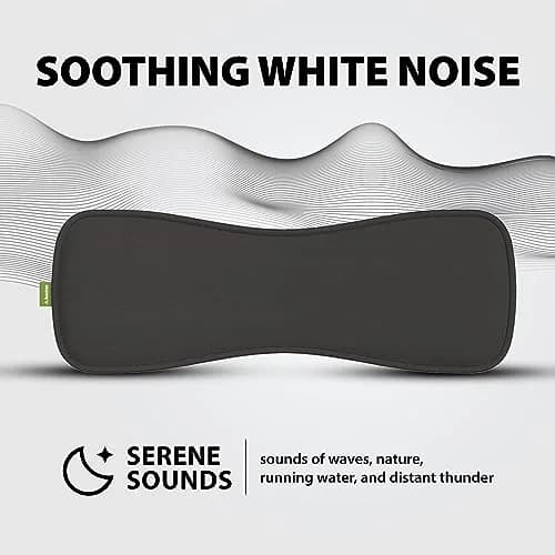 Avantree Slumber Bluetooth Pillow Speaker with White Noise & Micro SD Card, Dark Gray | Private Sleep Audio for Relaxation thumbnail 3
