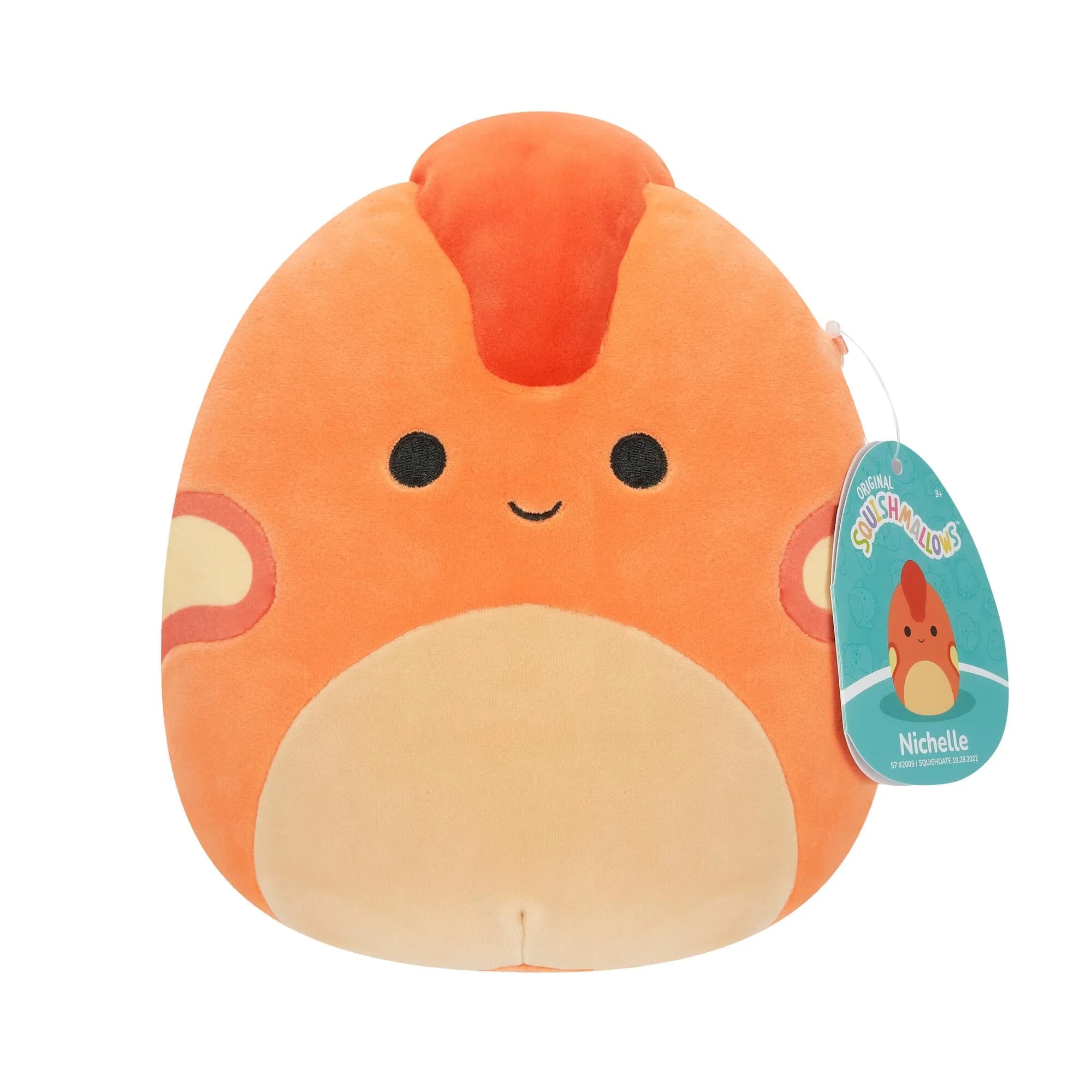 Squishmallows Original 19cm Nichelle The Parasaurolophus | Ultra Soft Plush Toy for Kids — Nichelle - Parasaurolophus