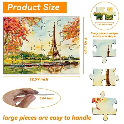party greeting Large Jigsaw Puzzles for Elderly Dementia | Cognitive & Memory Activity (70-120 chars) thumbnail 4