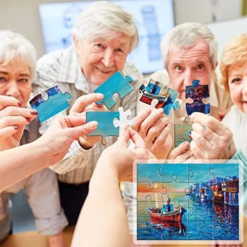 party greeting Large Jigsaw Puzzles for Elderly Dementia | Cognitive & Memory Activity (70-120 chars) thumbnail 7