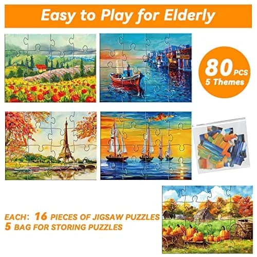 party greeting Large Jigsaw Puzzles for Elderly Dementia | Cognitive & Memory Activity (70-120 chars) thumbnail 2