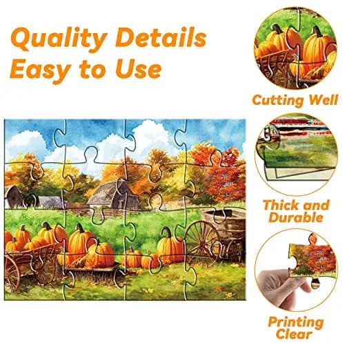 party greeting Large Jigsaw Puzzles for Elderly Dementia | Cognitive & Memory Activity (70-120 chars) thumbnail 3