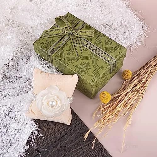 AUEAR Beige Velvet Watch Pillows for Jewelry Display | 10 Pack, 8.1cm x 7cm thumbnail 3
