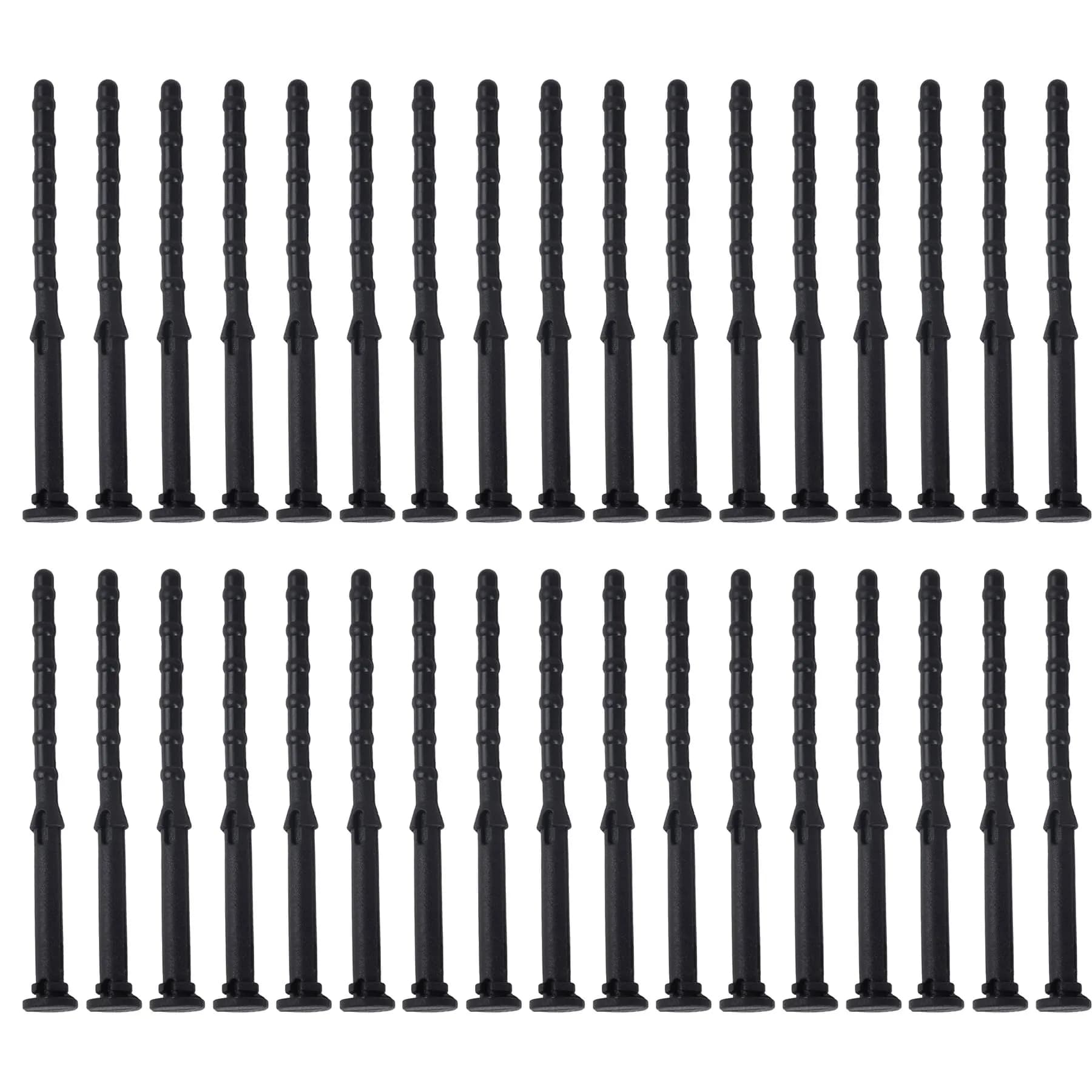 AUEAR 50 Pack 30mm Silicone Anti-Vibration Screws for PC Case Fans | Reduce Noise & Vibration — Large
