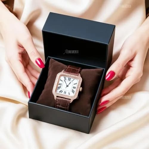 AUEAR Brown Velvet Watch Pillows 8.9cm x 8cm (3.54" x 3.15") | 10 Pack Jewelry Display Cushions for Bracelets & Bangles thumbnail 7
