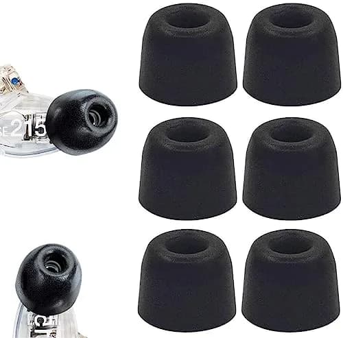 BLLQ Replacement Memory Foam Tips Foam Sleeves for Earbuds Large Size | Noise Cancelling Comfort thumbnail 7