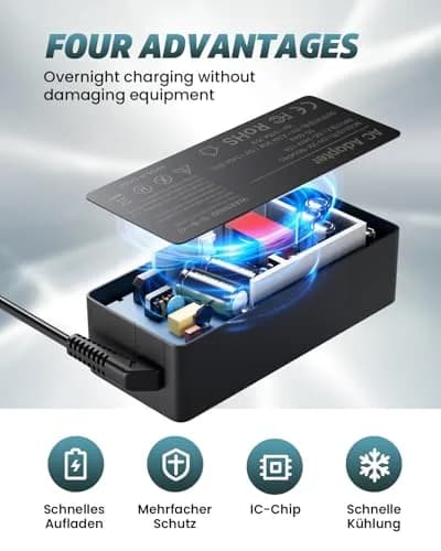 NOJIMU 65W AC Adapter 19V 3.42A 5.5x2.5mm Connector | Replacement Power Cord for Asus & HP Monitors thumbnail 7