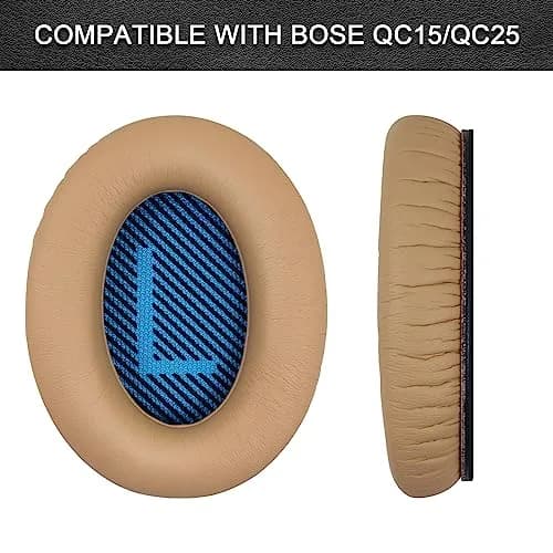 Niukeke Replacement Ear Pads for Bose QC15/25 | Soft Leather & Memory Foam, Easy Install, Noise Sealing (3.93*3.14*0.79 inches) thumbnail 2