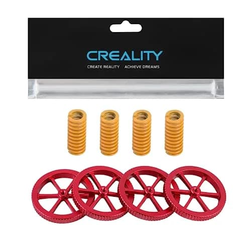 Creality Metal Leveling Nuts & Springs Set for Ender 3/Pro/3 V2/Neo/Ender 5 Plus | Aluminum Bed Leveling Kit thumbnail 1